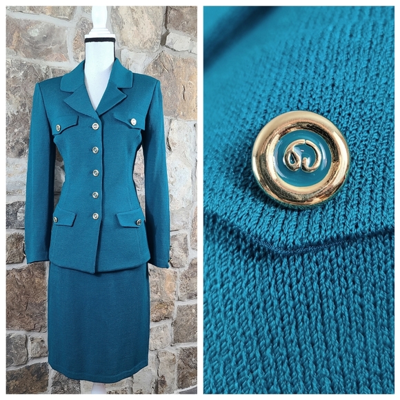 St. John Dresses & Skirts - SOLD St John 6 8 Santana Knit Skirt Suit